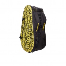 Wilson Tennis-Racketbag (Schlägertasche, 2 Hauptfächer) Minions Tour gelb 12er